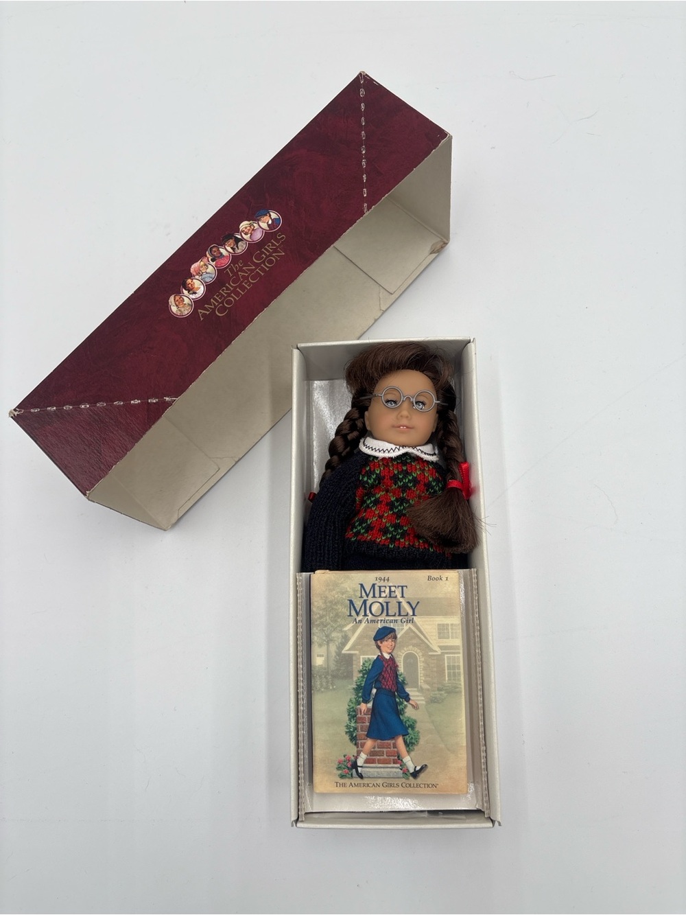 American Girl Mini Molly Doll Meet Molly Book In Original Box Vintage - Picture 4 of 13